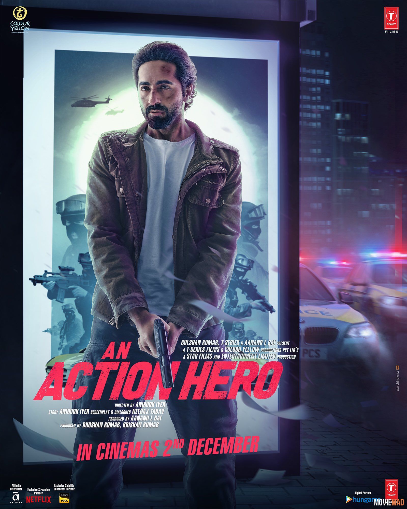 full moviesAn Action Hero (2022) Hindi pDVDRip Full Movie 1080p 720p 480p