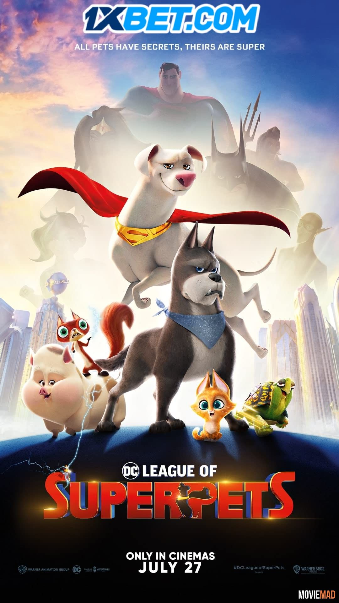 full moviesDC League of Super-Pets (2022) Bengali (Voice Over) Dubbed WEBRip Full Movie 720p 480p