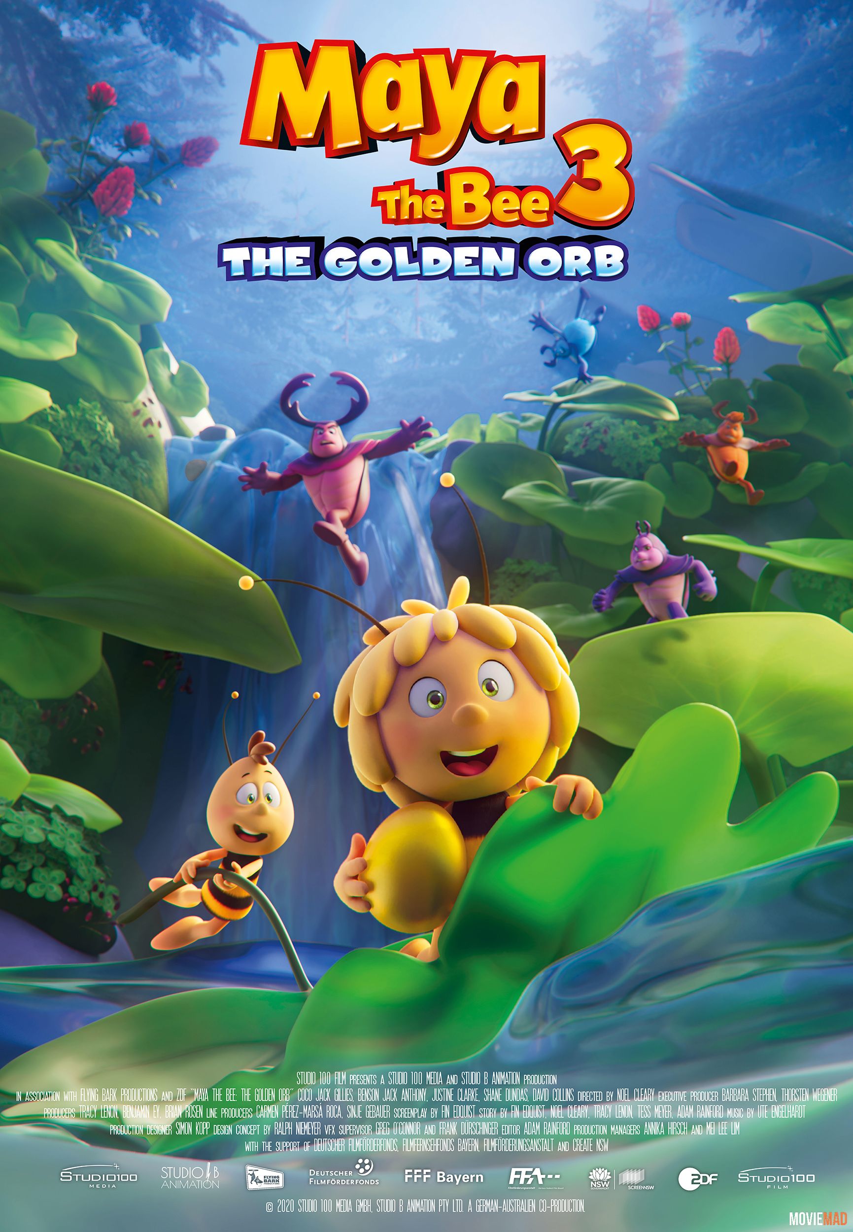 Maya the Bee 3 The Golden Orb (2021) Hindi Dubbed ORG HDRip Full Movie 720p 480p Movie download