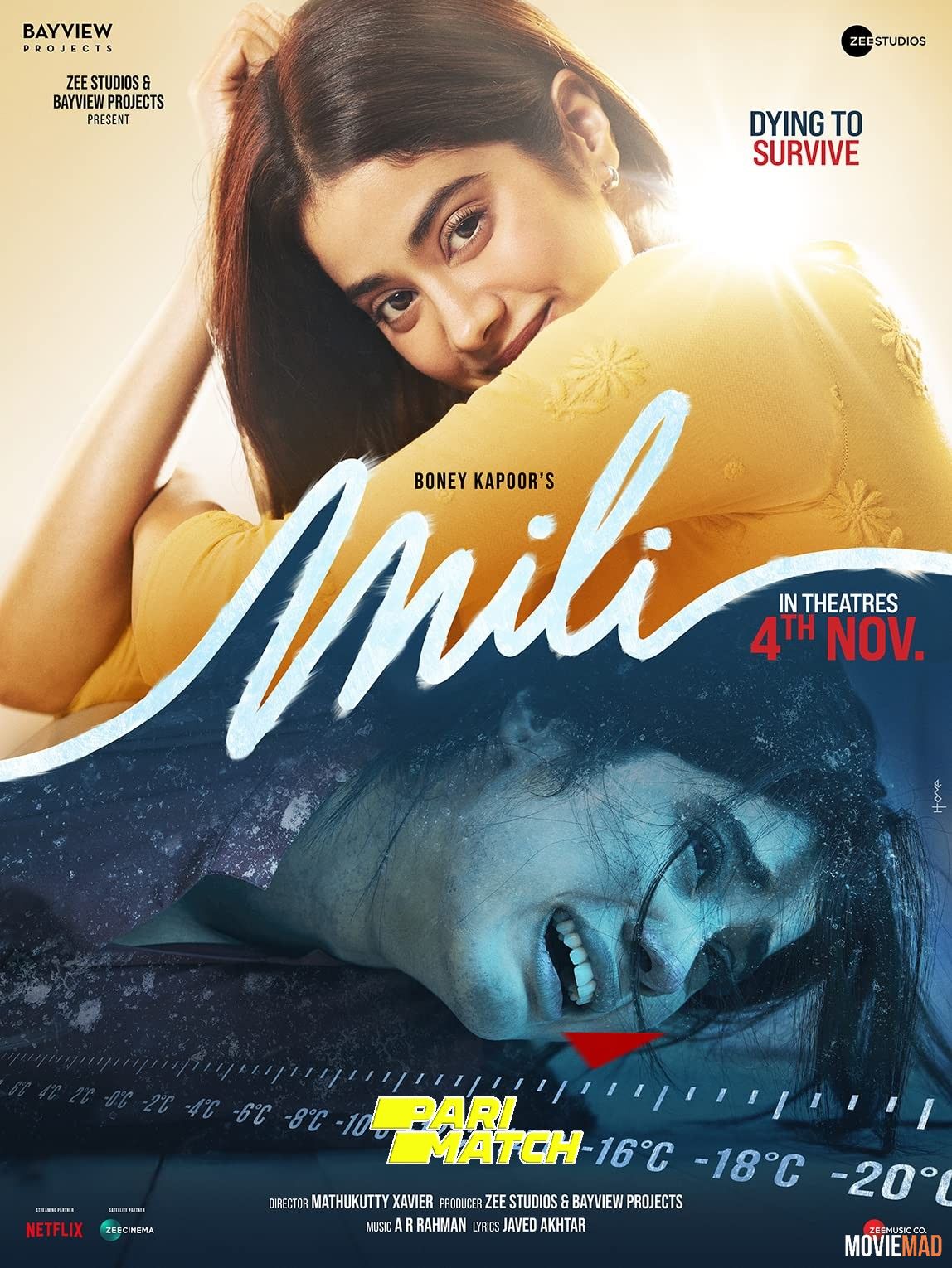 full moviesMili (2022) Hindi pDVDRip Full Movie 1080p 720p 480p