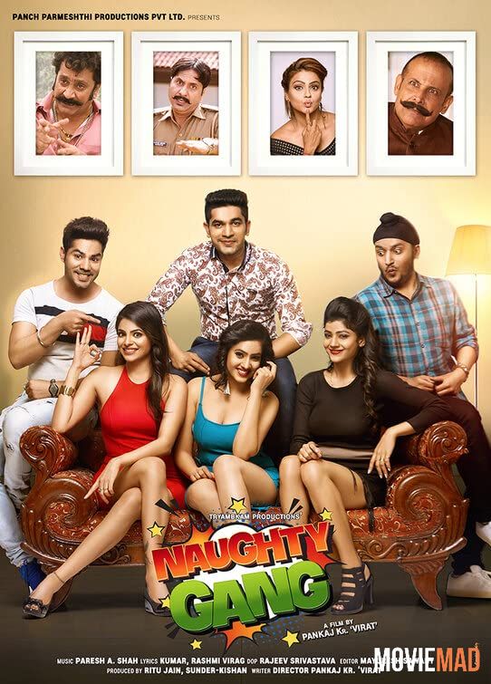 full moviesNaughty Gang 2019 Hindi HDRip Full Movie 720p 480p