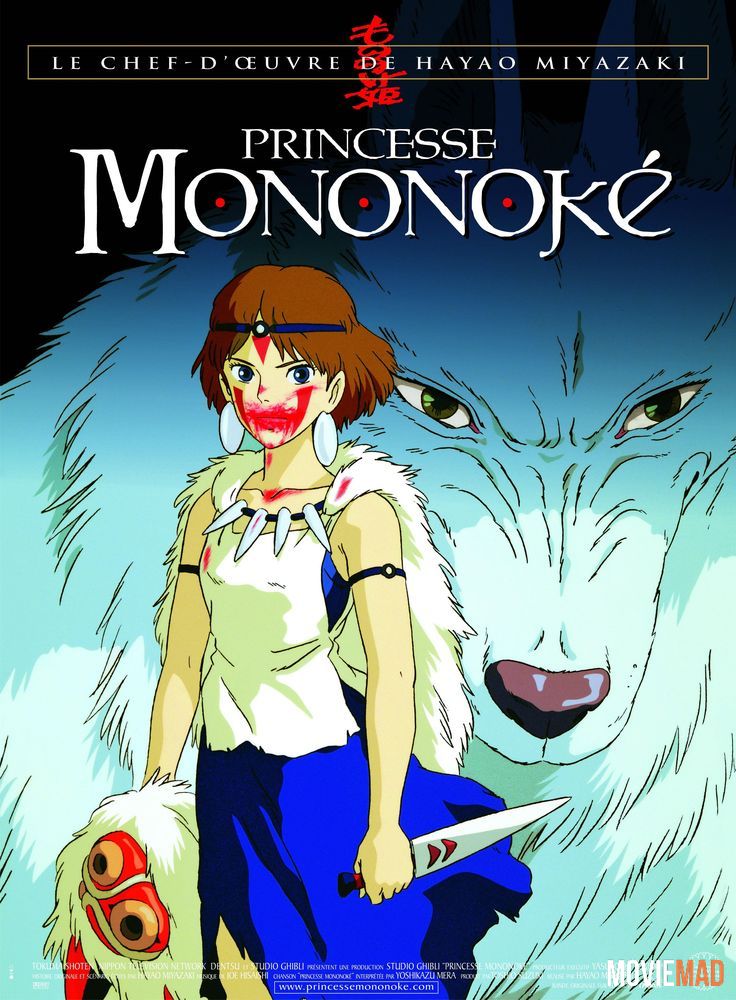 full moviesPrincess Mononoke 1997 Hindi Dubbed BluRay Full Movie 720p 480p