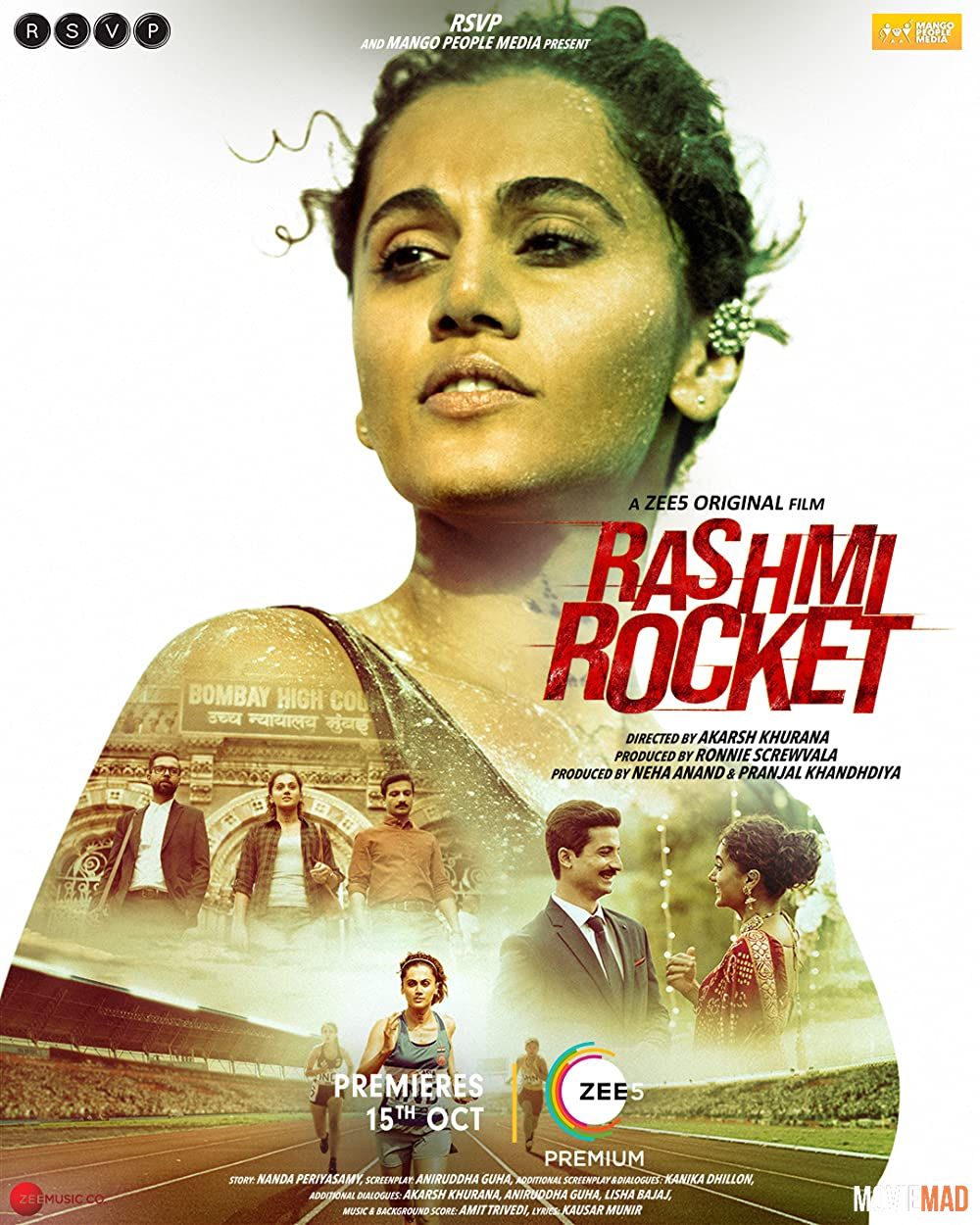 full moviesRashmi Rocket 2021 Hindi ZEE5 HDRip Full Movie 720p 480p