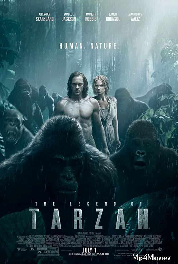 full moviesThe Legend of Tarzan (2016) Hindi Dubbed BluRay 720p 480p