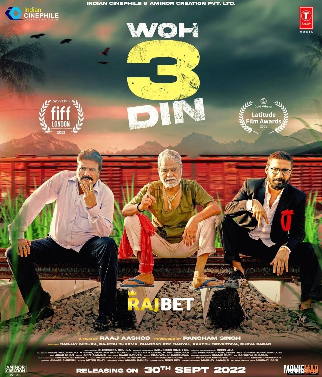 full moviesWoh 3 Din (2022) Hindi CAMRip Full Movie 720p 480p