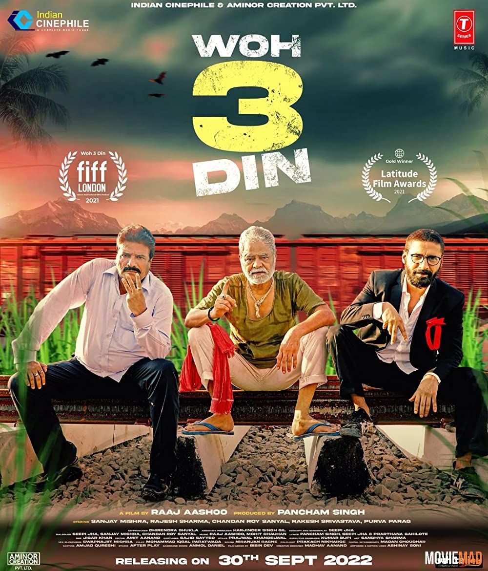 full moviesWoh 3 Din (2022) Hindi ORG AMZN HDRip Full Movie 720p 480p