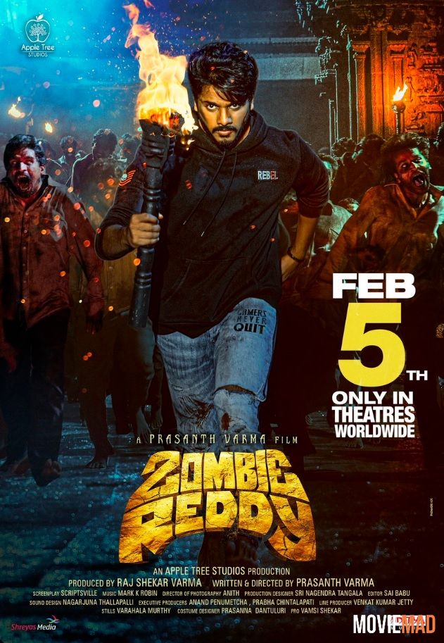 full moviesZombie Reddy 2021 Hindi Dubbed ORG HDRip Full Movie 720p 480p